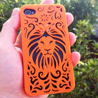 Small Tribal Lion Iphone Case 4/4s 3D Printing 178405