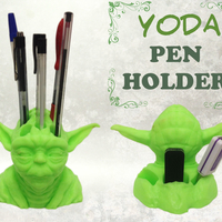 Small Yoda Pen Holder 3D Printing 178456
