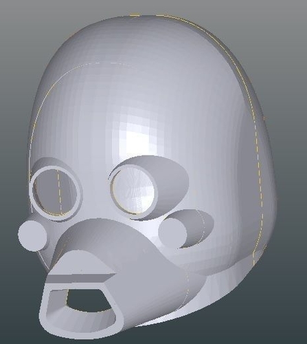 Tusken Raider Star Wars ANH Head 3D Print 178675