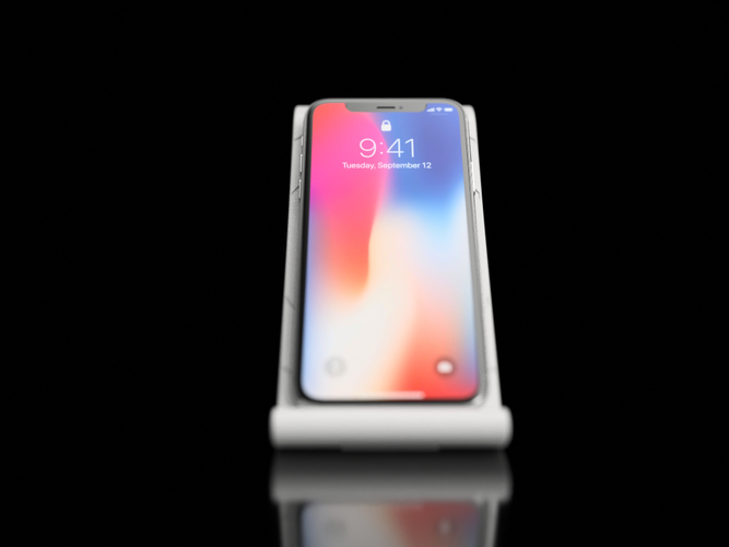 $10 IPhoneX Wireless Charging Stand 3D Print 178867 $10 IPhoneX Wireless Charging Stand 3D Print 178867