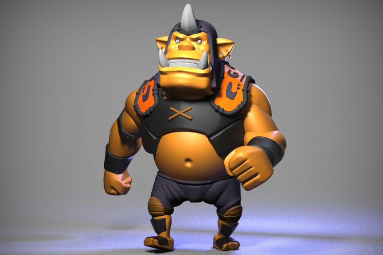 Orc Alchemist 3D print model 3D Print 179842 Orc Alchemist 3D print model 3D Print 179842