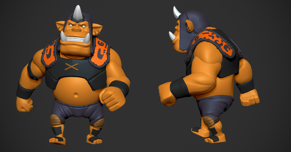 Orc Alchemist 3D print model 3D Print 179843 Orc Alchemist 3D print model 3D Print 179843