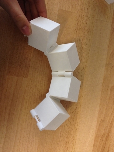 Four Hinged Boxes 3D Print 180018