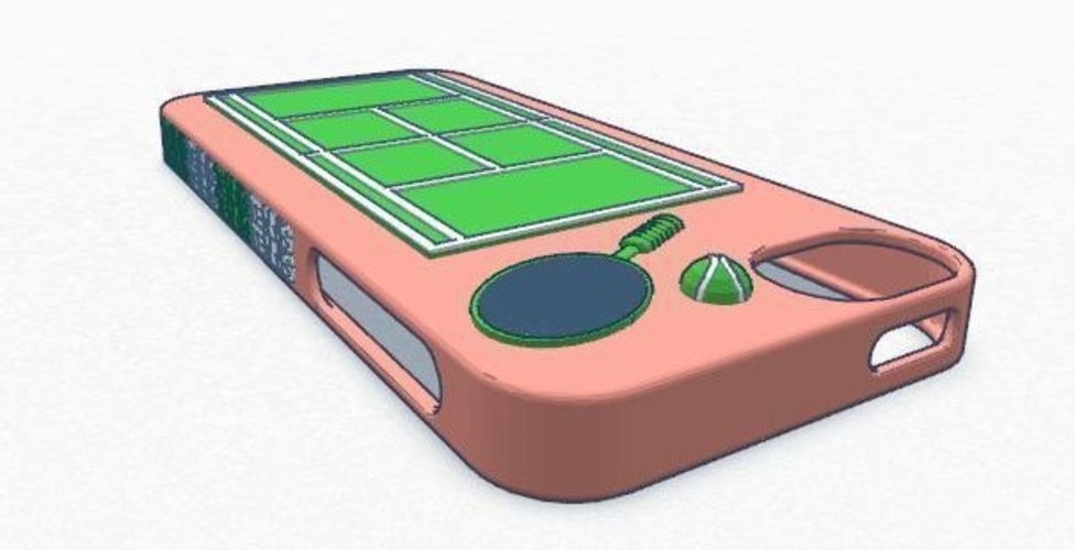 iPhone 5 Tennis Case 3D Print 180071