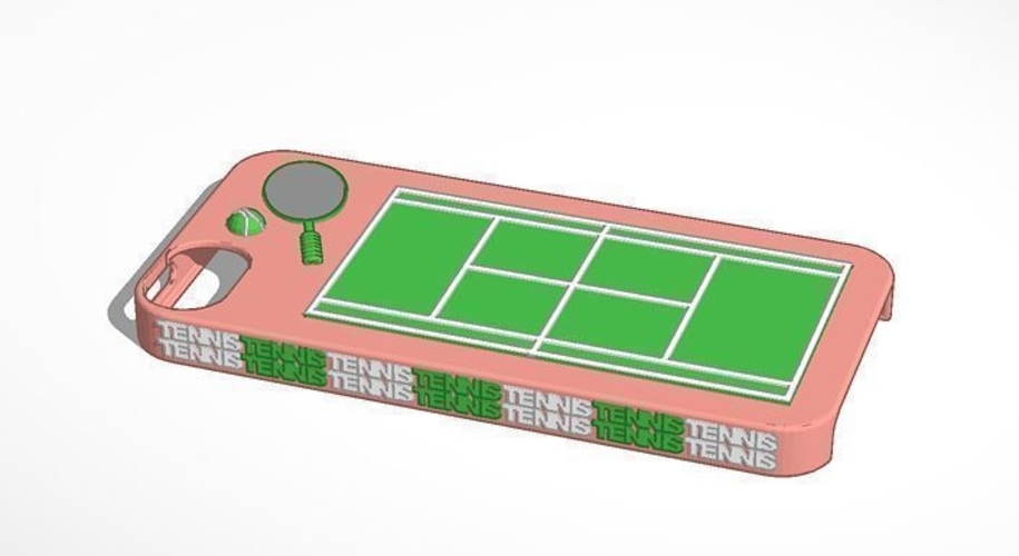 iPhone 5 Tennis Case 3D Print 180072