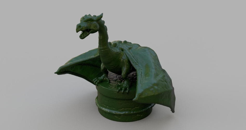 Dragon Bottle Stopper 3D Print 180169