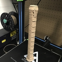 Small Mjolnir handle (single print) 3D Printing 180524