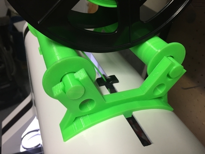 Robo 3D top mounted spool roller 3D Print 180551