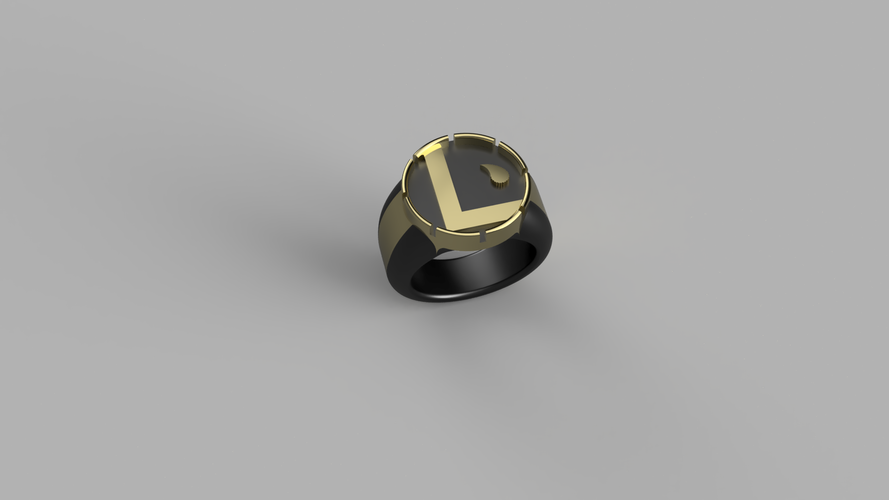 The CW Supergirl Legion of Superheroes Ring 3D Print 180674