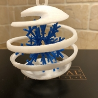 Small SnowFlake Ornament 3D Printing 180768