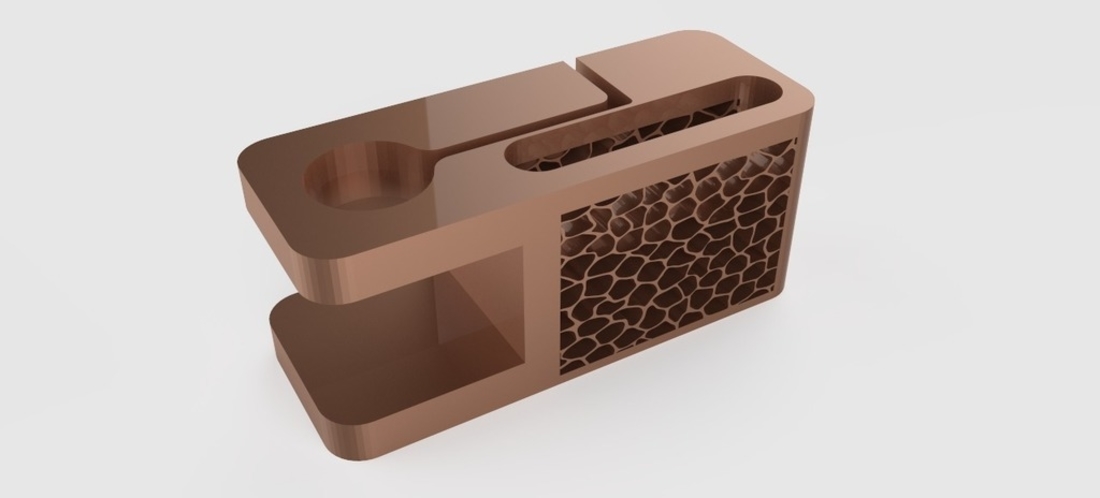 Iphone Docking Station with apple watch charging station 3D Print 180914