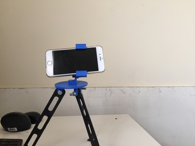 Tripod for iphone and go pro 3D Print 180917