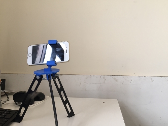 Tripod for iphone and go pro 3D Print 180918