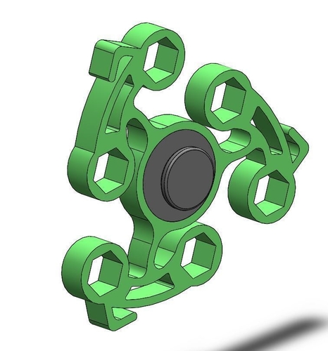Bike fidget spinner  3D Print 180933