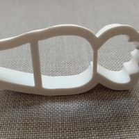 Small Carrot cookie cutter 3D Printing 181129