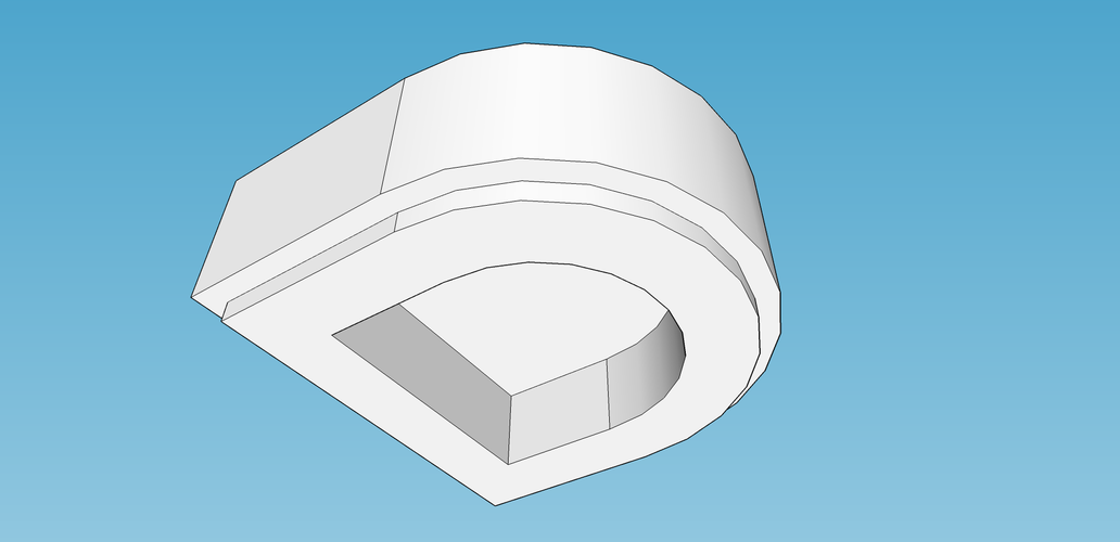 LEGO Brick-1X1-F-SR 3D Print 181184 LEGO Brick-1X1-F-SR 3D Print 181184