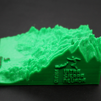 Small Ultra Sierra Nevada, Running mountain 3D Printing 181195