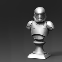 Small 1st Galaxy Trooper Bust Fan Art 3D Printing 181228