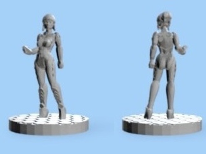 Alexandra Pryce, 28mm Miniature 3D Print 1815