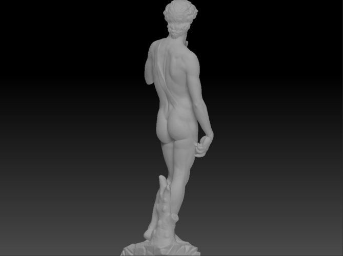 David by Michelangelo statue 3D Print 181665