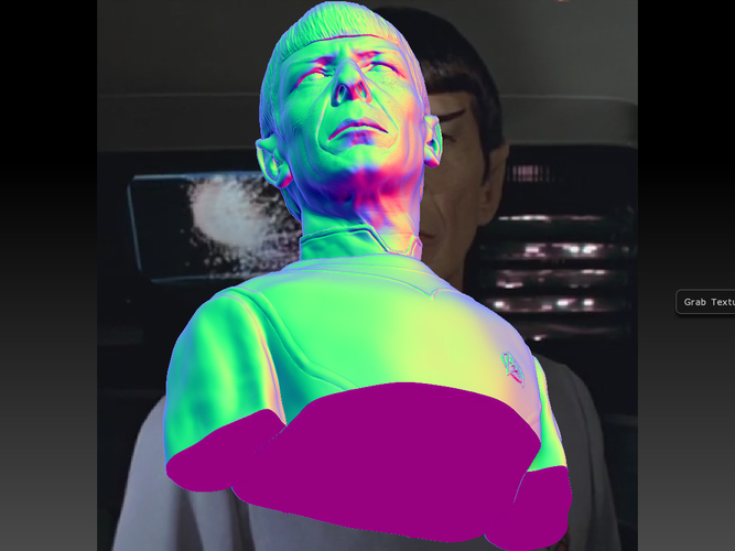 Star Trek Mr. Spock bust. Leonard Nimoy 3D Print 181713
