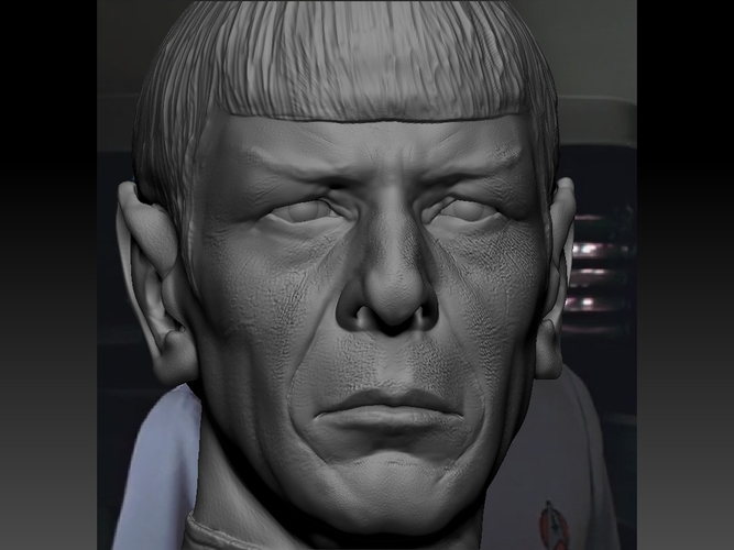 Star Trek Mr. Spock bust. Leonard Nimoy 3D Print 181720