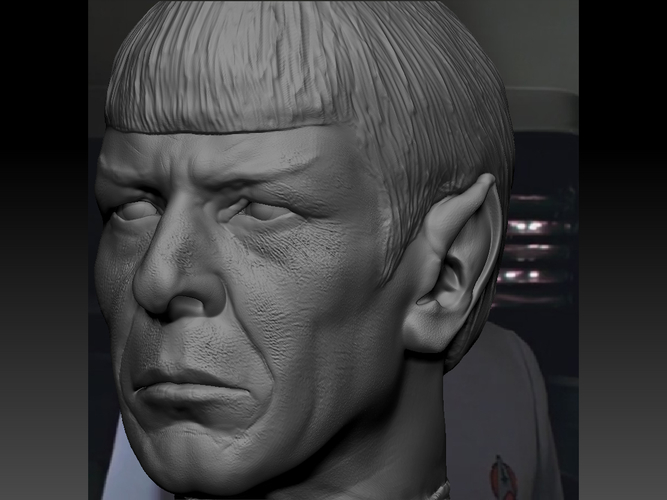 Star Trek Mr. Spock bust. Leonard Nimoy 3D Print 181721