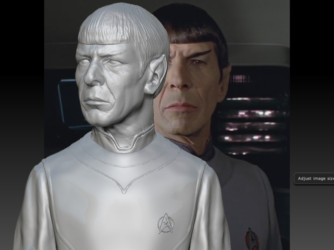 Star Trek Mr. Spock bust. Leonard Nimoy 3D Print 181724