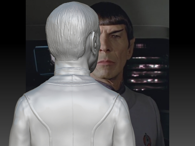 Star Trek Mr. Spock bust. Leonard Nimoy 3D Print 181726