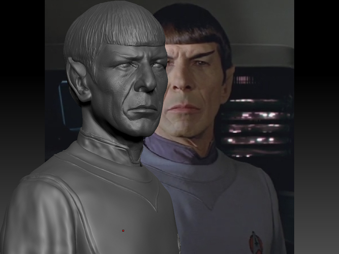 Star Trek Mr. Spock bust. Leonard Nimoy 3D Print 181728