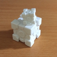 Small Companion Cube 3D Printing 181905