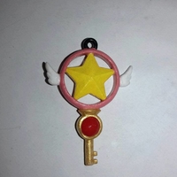 Small Sakura Card Captor key Medal 3D Printing 182285