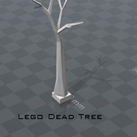 Small Lego Dead Tree 3D Printing 182438