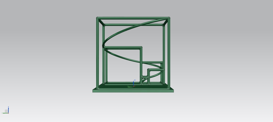 Fibonacci 3D Spiral Desk Tidy 3D Print 18244