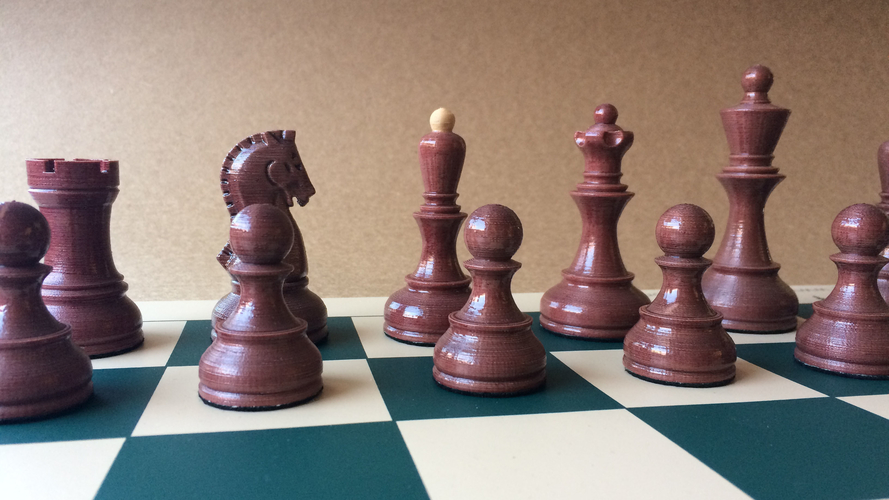 Dubrovnik Style Chess Set 3D Print 182569 Dubrovnik Style Chess Set 3D Print 182569