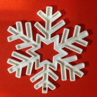 Small Snowflake-Holiday ornaments 3D Printing 182664