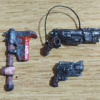 Small weapons for 28mm skirmish wargame 3D Printing 182819