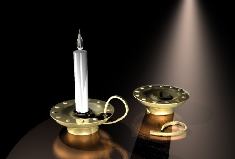 my old style candle holder