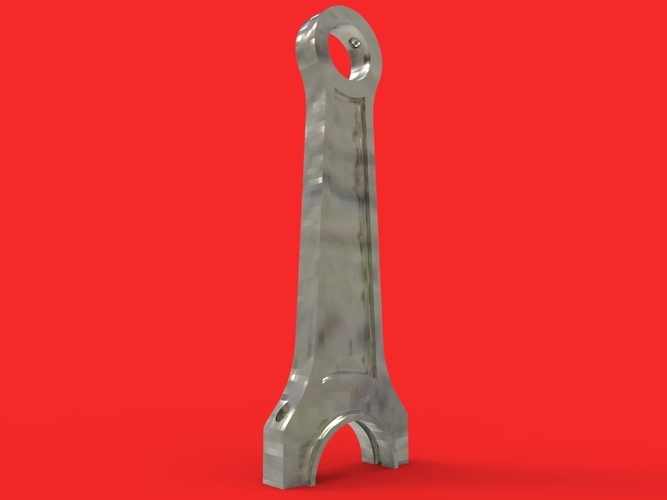 connecting rod part 1 | car engine component 3D Print 183316 connecting rod part 1 | car engine component 3D Print 183316