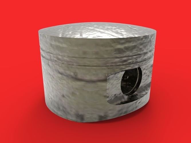 Piston | car engine component 3D Print 183319 Piston | car engine component 3D Print 183319