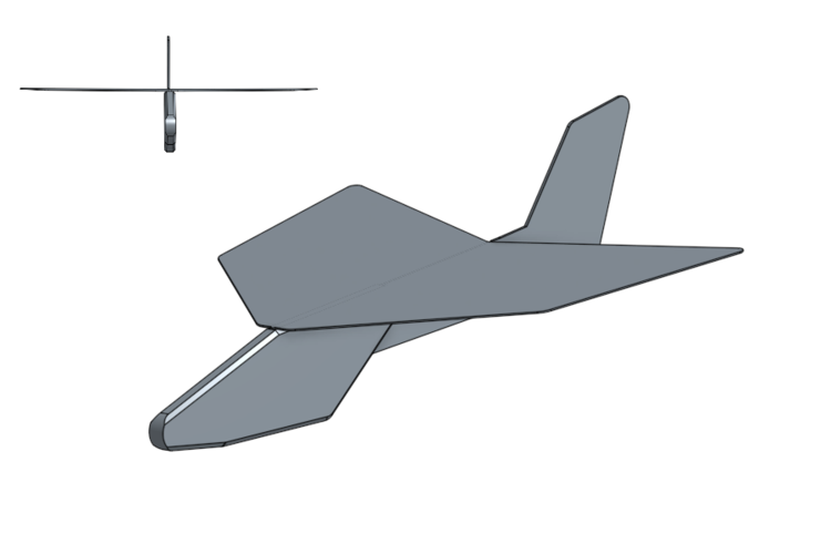 flying plane v.2 3D Print 183646 flying plane v.2 3D Print 183646