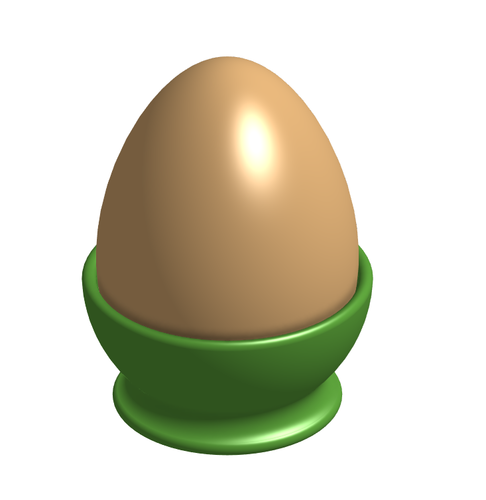 Egg Cup System 3D Print 183749 Egg Cup System 3D Print 183749