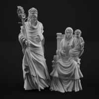 Small Holy family 3D print model 3D Printing 183765