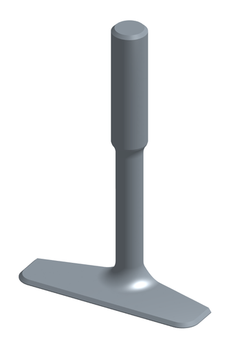 Ash Scraper 3D Print 184329 Ash Scraper 3D Print 184329