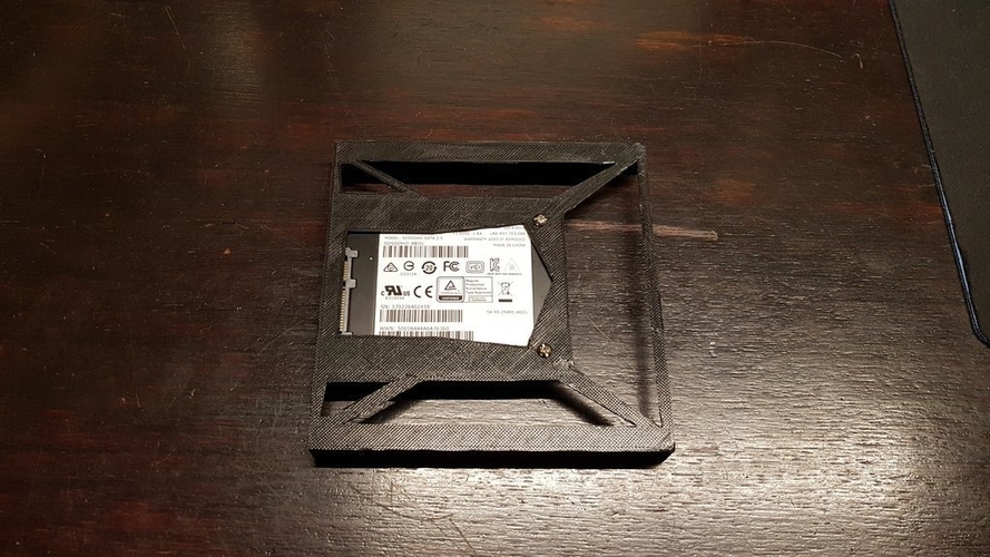 SSD Adapter 5.25 zu 2.5 3D Print 184364 SSD Adapter 5.25 zu 2.5 3D Print 184364