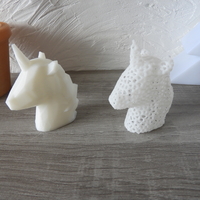 Small Unicorn - Low Poly / Voronoi 3D Printing 184786