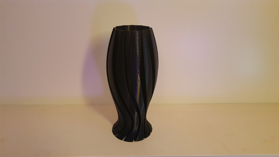 Wave Carved lamp 3D Print 185408