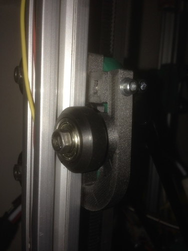 Customizable roller adapter for Kossel Mini with 2020 extrusion 3D Print 185838 Customizable roller adapter for Kossel Mini with 2020 extrusion 3D Print 185838