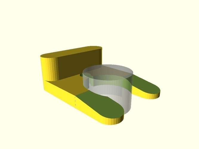 Customizable anti-backlash bowden coupling clip 3D Print 185842 Customizable anti-backlash bowden coupling clip 3D Print 185842