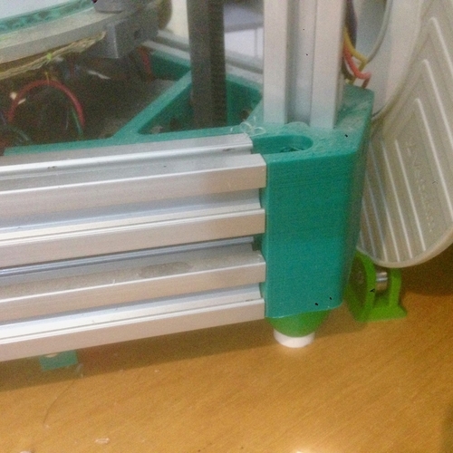delta (kossel mini) vertex for 2020 extrusion with motor shaft s 3D Print 185847 delta (kossel mini) vertex for 2020 extrusion with motor shaft s 3D Print 185847